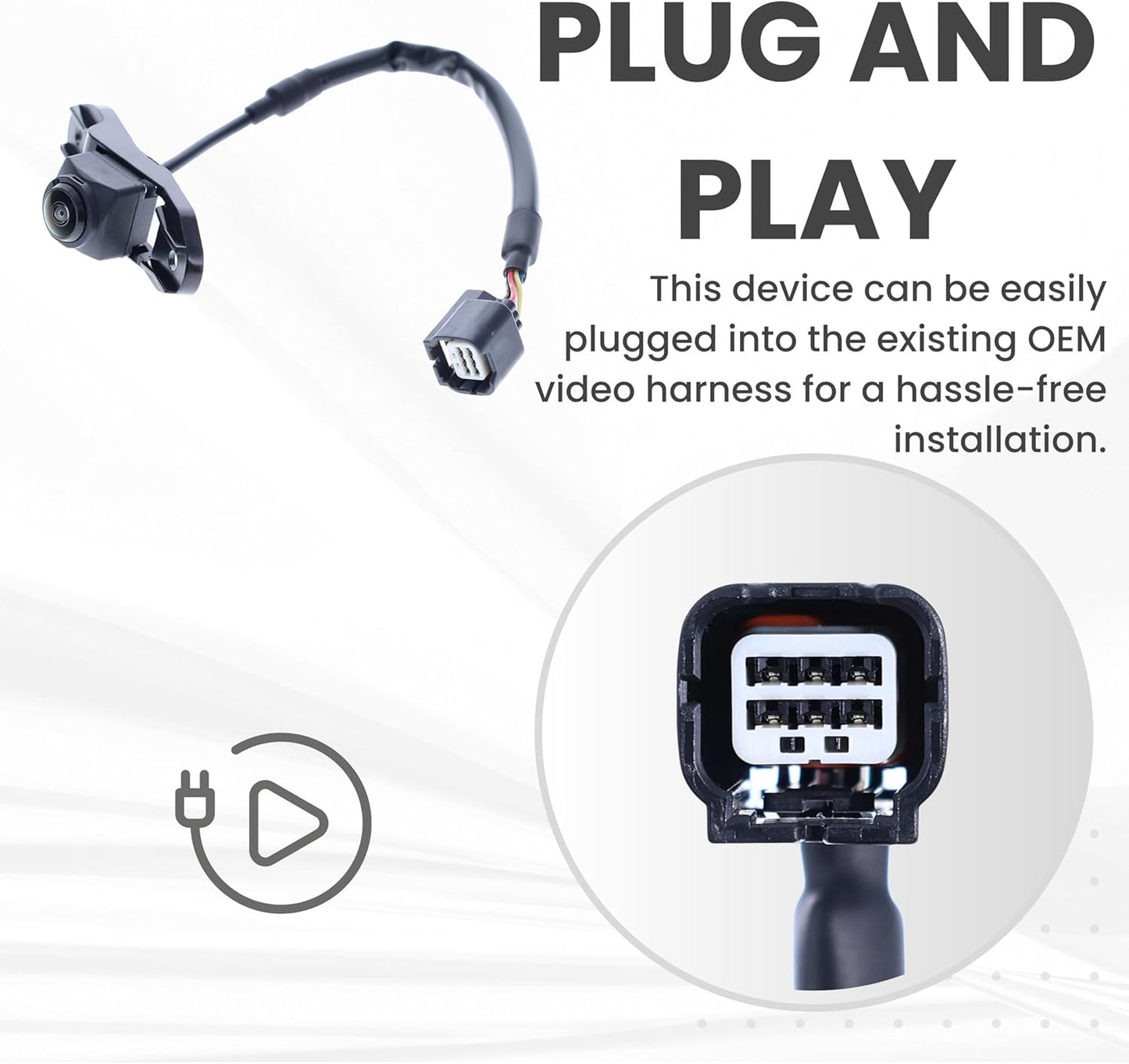 Backup Camera Replaces for 17-19 Honda Ridgeline 39530-T6Z-A01