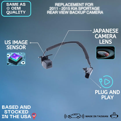 Backup Camera Replaces for 2011-2015 Kia Sportage
