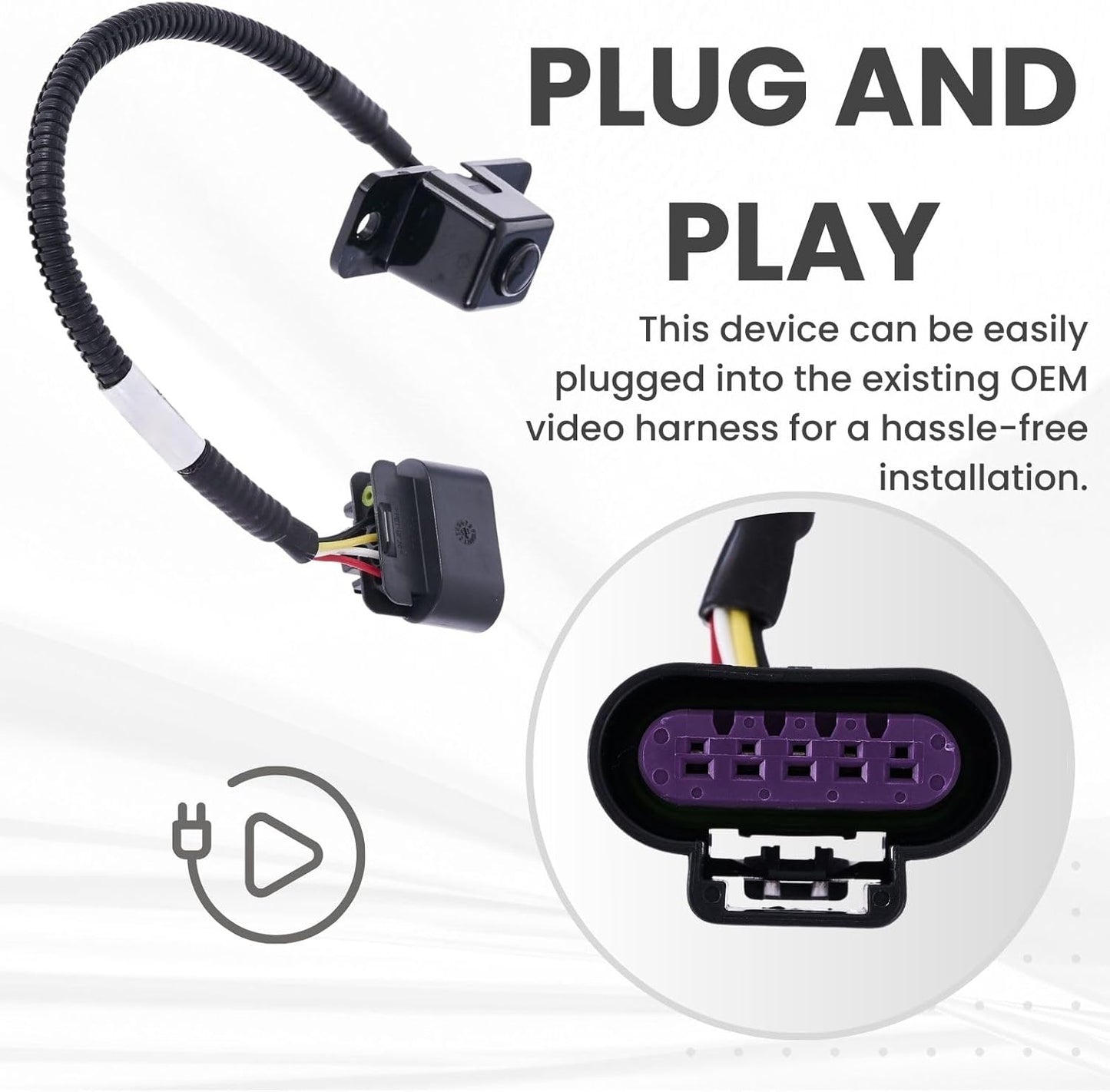 Backup Camera Replaces for 2007 2008 Cadillac Escalade Chevrolet Avalanche