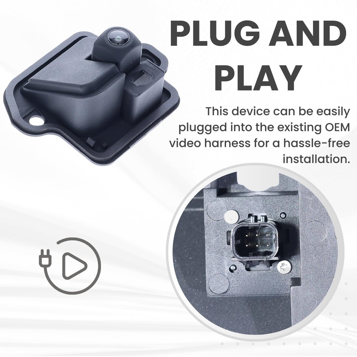 Backup Camera Replaces for 2020 2021 2022 Toyota Highlander L, LE, XLE/Highlander Hybrid LE, XLE OE Part # 867900E150 86790-0E150