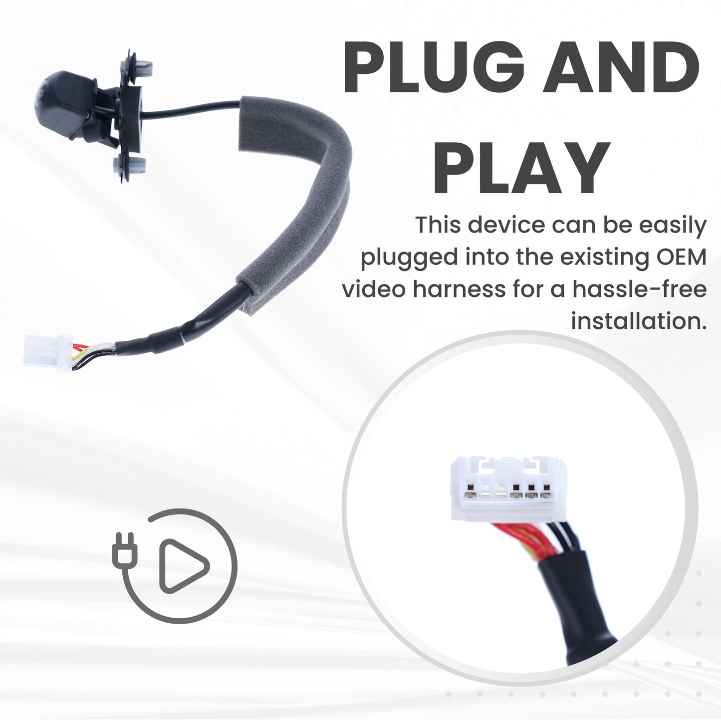 Backup Camera Replaces for 2009 Acura RDX | 2007 2008 2009 Acura MDX OE Part # 39530STXA02 39530STXA01 (39530-STX-A02, 39530-STX-A01)