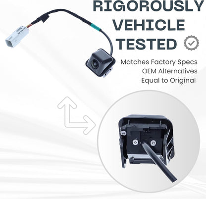 Backup Camera Replaces for Cadillac 2016 CTS Sedan w/Surround View | 2016 2017 2018 2019 CTS-V Sedan w/o Video Display Mirror w/Surround View OE Part # 23366321