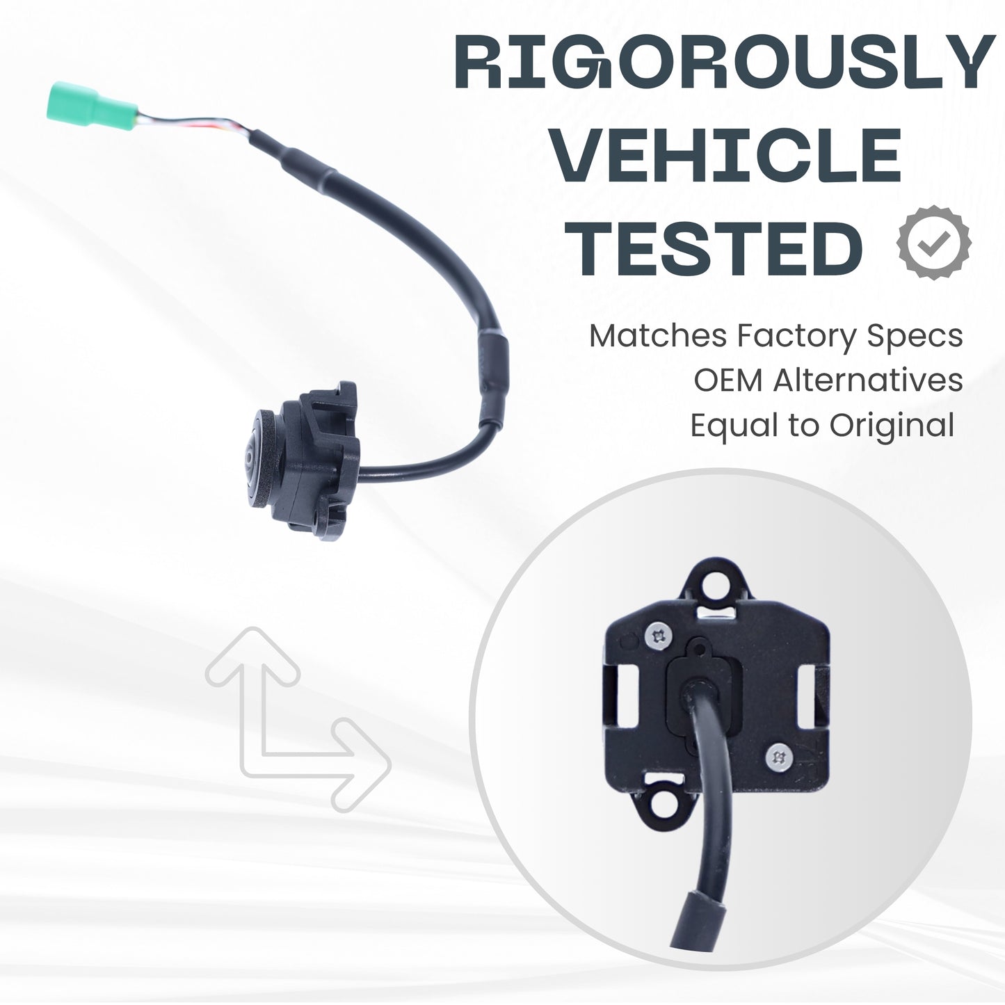 Right Side View Backup Camera Replaces for 2021-2023 Toyota Sienna OE Part # 8679008100