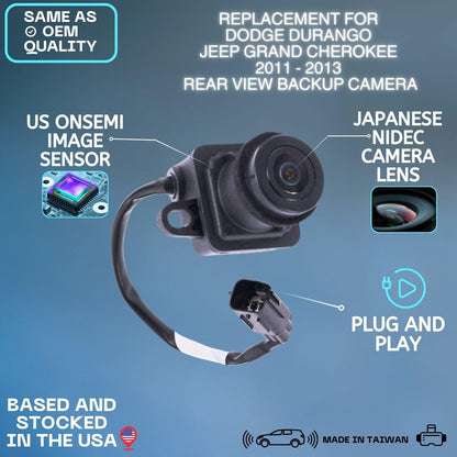 Backup Camera Replaces for 2011 2012 2013 Dodge Durango Jeep Grand