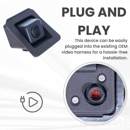 Backup Camera Replaces for 2010 2011 2012 Mercedes-Benz GLK-Class OE Part # 2048206497 2048205697