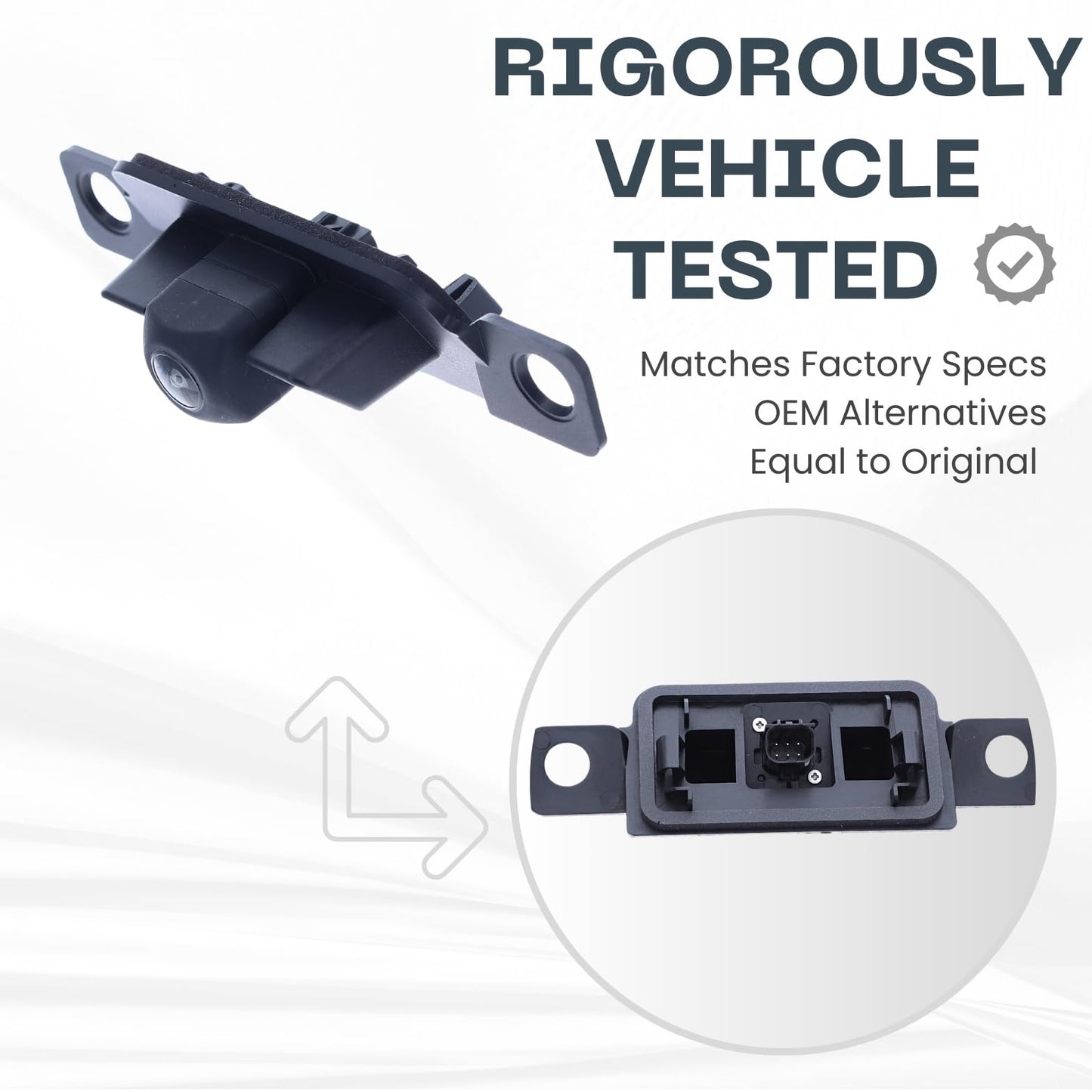 Backup Camera Replaces for 2018 2019 2020 Toyota Camry North America Built | 2018 2019 Camry Japan Built | 2018 2019 2020 2021 2022 Camry Hybrid OE Part # 8679006090 8679033180 8679006170