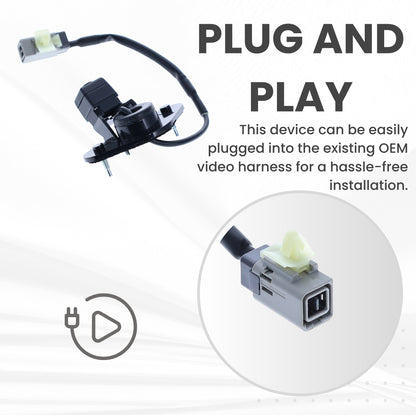 Backup Camera Replaces for 2011 2012 2013 2014 Subaru Outback OE Part # 86267AJ10B 86267AJ10A 86267-AJ10B 86267-AJ10A