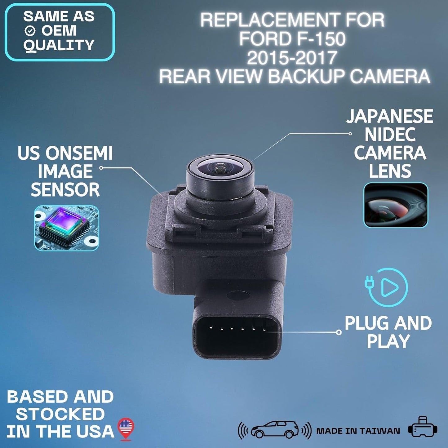 Backup Camera Replaces for 2015 2016 2017 Ford F-150