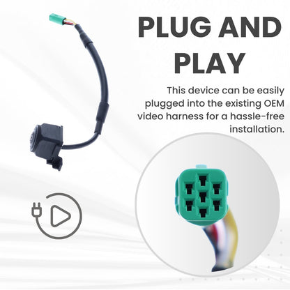 Backup Camera Replaces for 2017 2018 2019 2020 TOYOTA SIENNA Left Side View