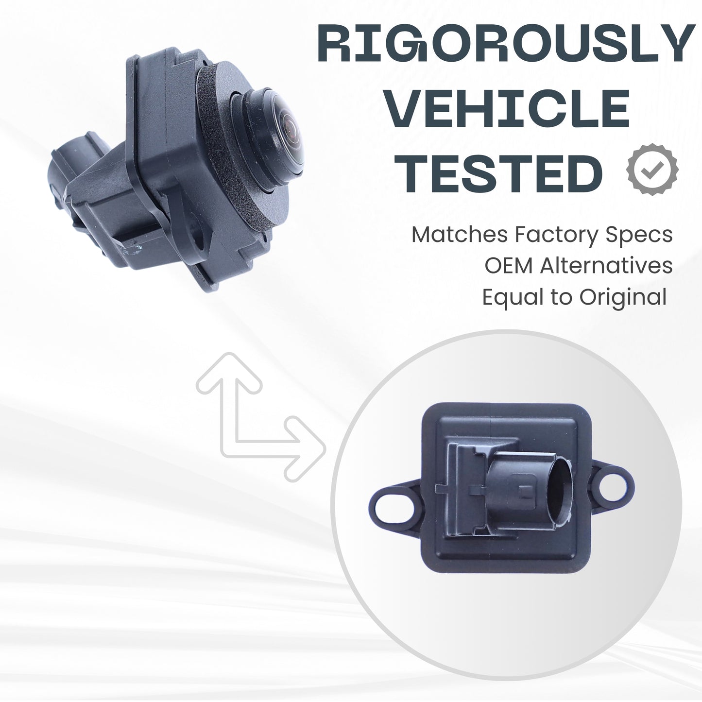 Backup Camera Replaces for 2019 2020 2021 2022 2023 Jeep Cherokee OE Part # 68360986AD 68360986AC