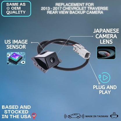 Backup Camera Replaces for 13-17 Chevrolet Traverse 22900993 23135306