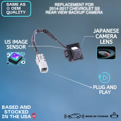 Backup Camera Replaces for 2014 2015 2016 2017 Chevy SS OE Part # 92288932 92291510