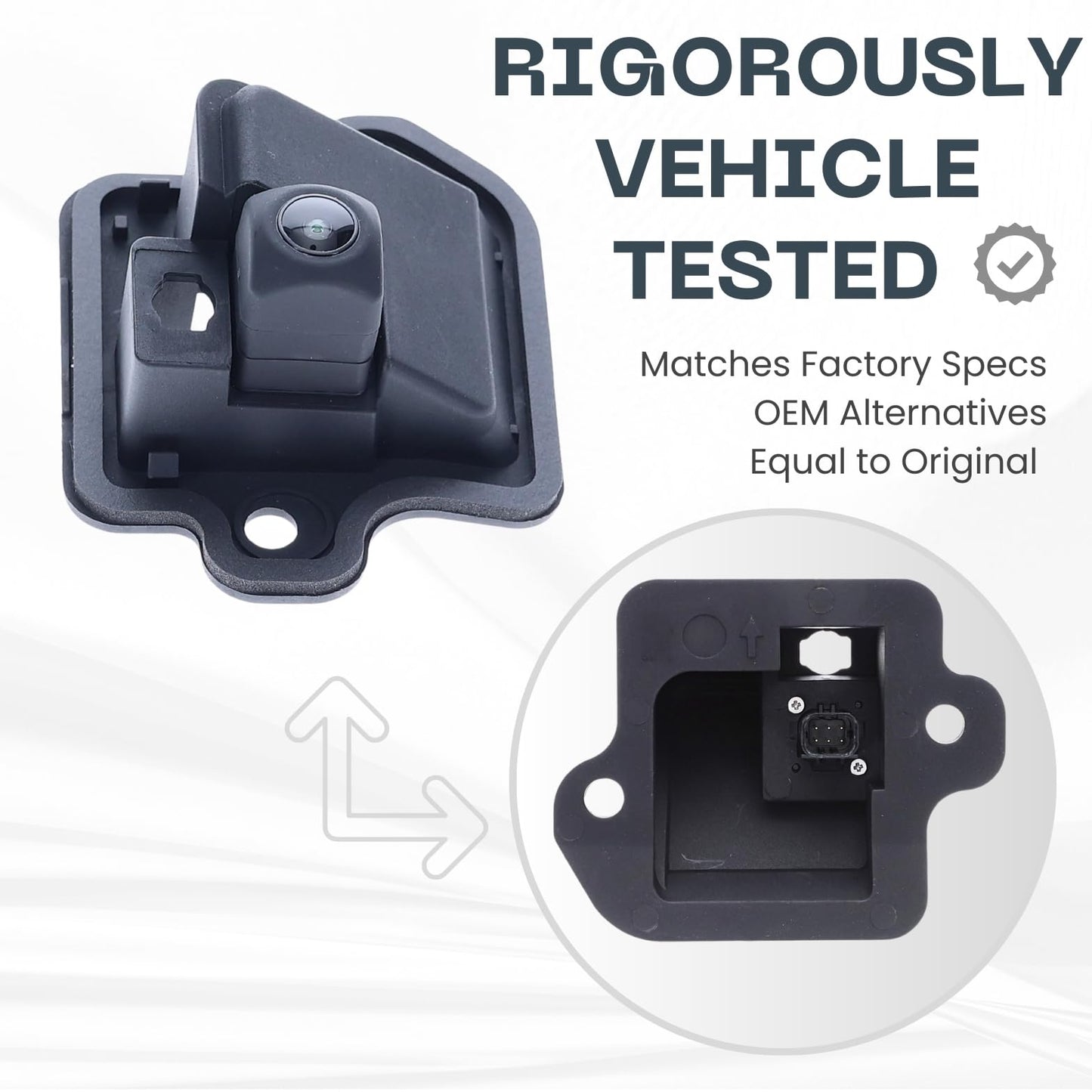 Backup Camera Replaces for 2020 2021 2022 Toyota Highlander L, LE, XLE/Highlander Hybrid LE, XLE OE Part # 867900E150 86790-0E150