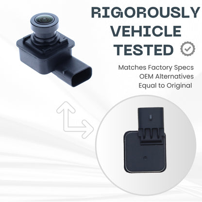 Backup Camera Replaces for Ford 2020 2021 2022 2023 Transit Passenger Van | 2020 2021 2022 2023 2024 Transit Cargo Van/Crew Van | 2022 E-Transit OE Part # LK4Z19G490K LK4Z19G490B LK4Z19G490G