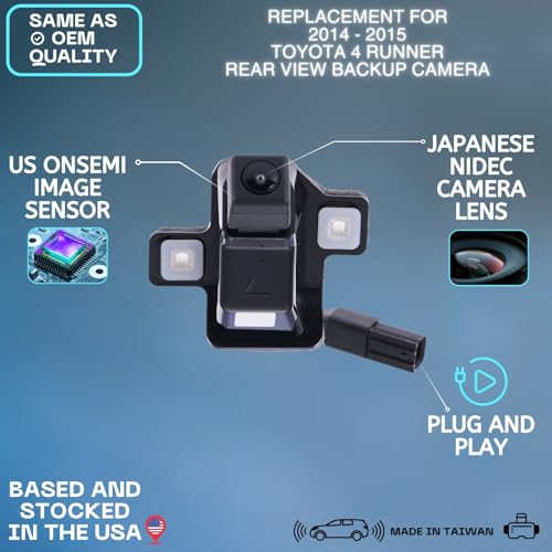 Backup Camera Replaces for 14-15 Toyota 4 86790-35060