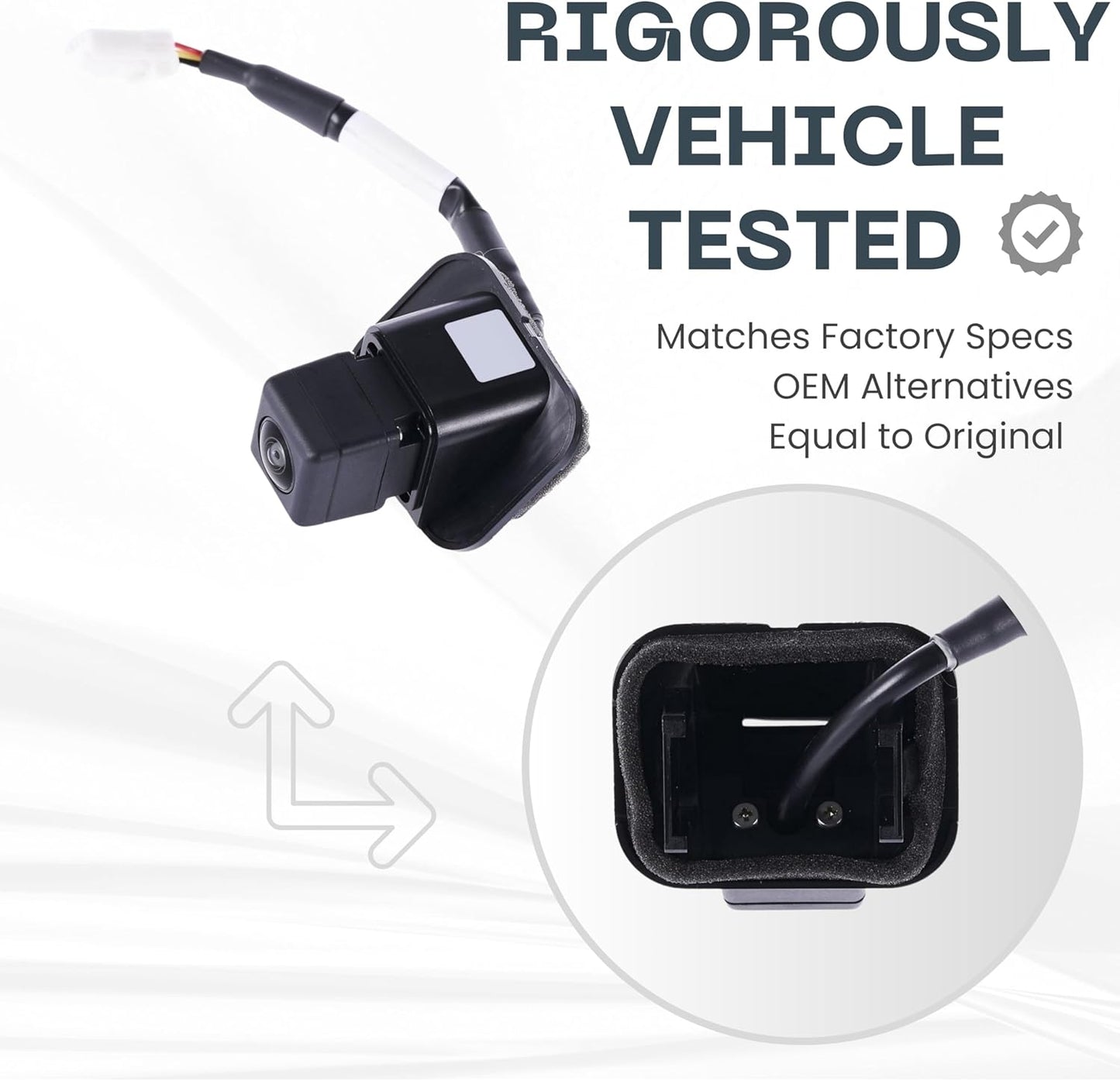 Backup Camera Replaces for 14-15 Mazda 6 GJT1-67-RC0C GJT1-67-RC0 GJT1-67-RC0B