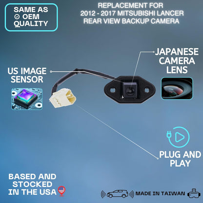 Backup Camera Replaces for 08-17 Mitsubishi Lancer 8781A062 8781A053