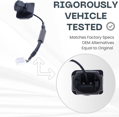 Backup Camera Replaces for 2014-2015 Honda Accord Sedan EX-L, Touring Model | 2016-2017 Accord Sedan | 2017 Accord Hybrid OE Part # 39530-T2A-A21, 39530-T2A-A31, 39530-T2A-A41