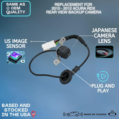 Backup Camera Replaces for 10-12 Acura RDX 39530-STK-A11