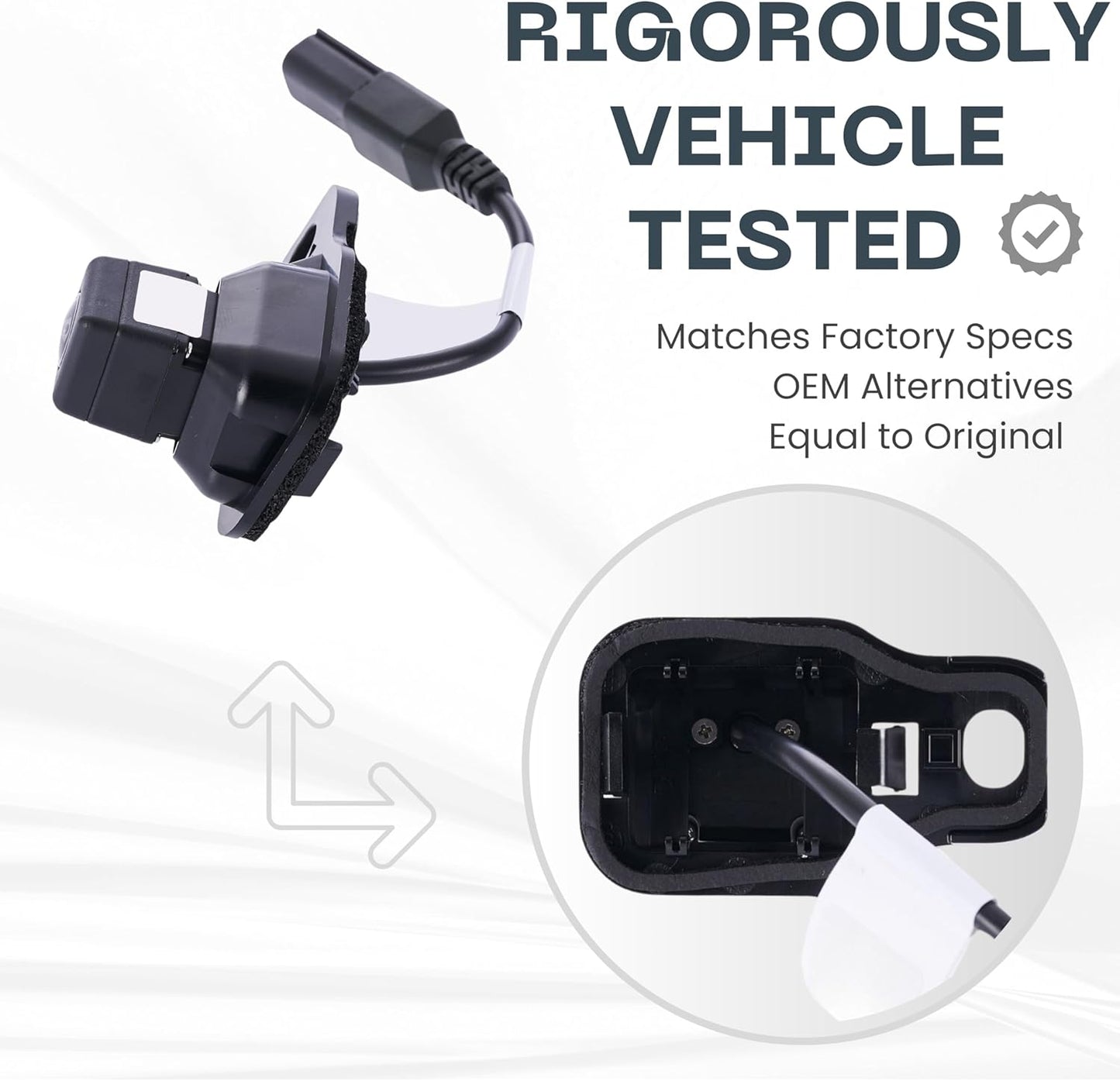 Backup Camera Replaces for 14-16 Toyota Highlander HIGHLANDER 86790-0E031/-030