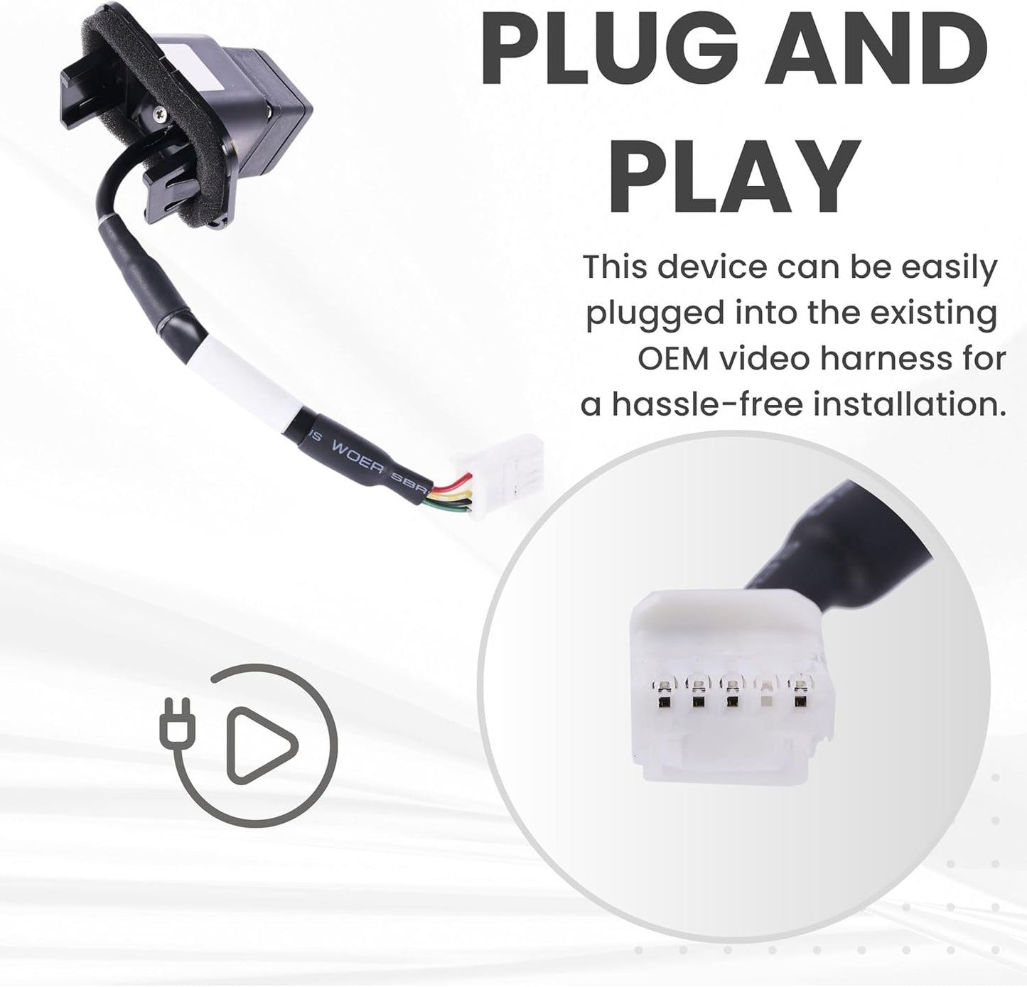 Backup Camera Replaces for 14-15 Mazda 6 GJT1-67-RC0C GJT1-67-RC0 GJT1-67-RC0B