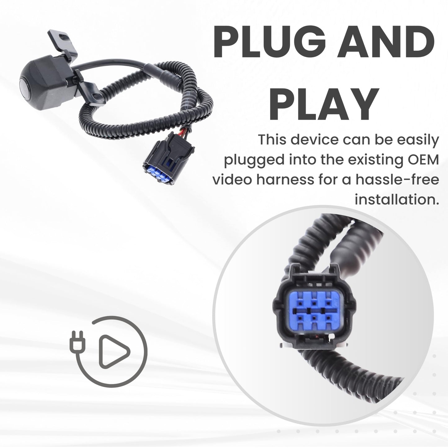 Backup Camera Replaces for 2014-2017 Hyundai Azera OE Part # 95760-3V541