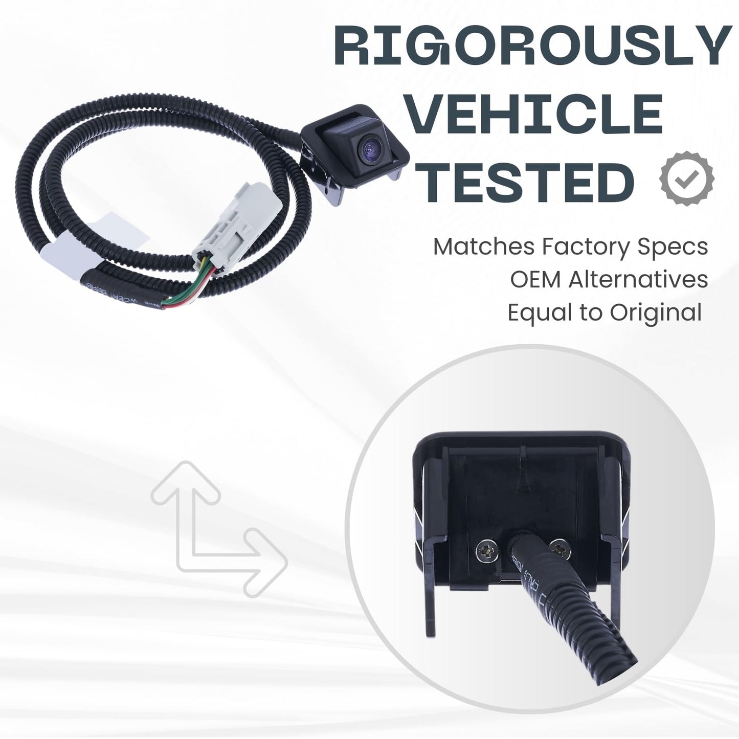 Backup Camera Replaces for 2016 2017 2018 Buick Envision w/o Surround View OE Part # 84093580 22926660 84163768