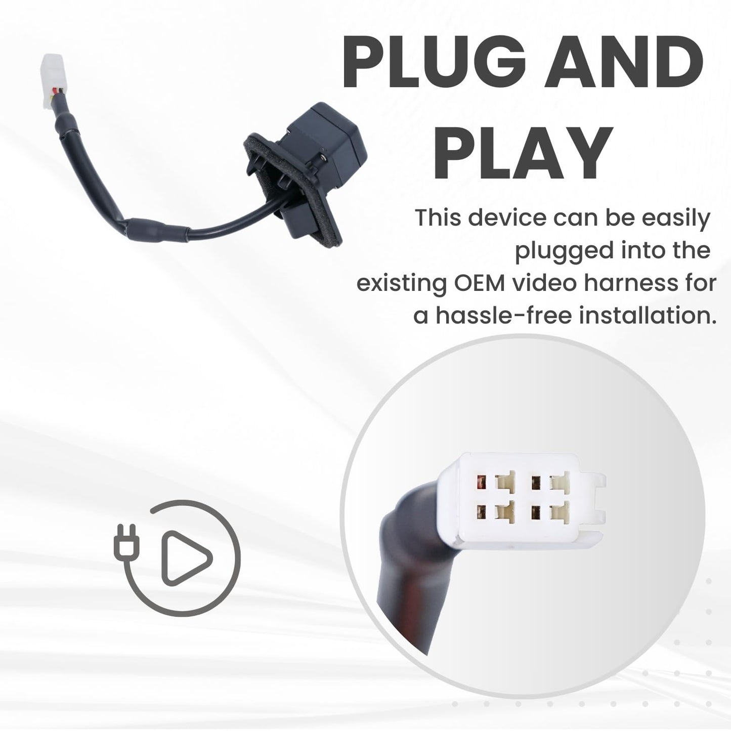 Backup Camera Replaces for 2016 2017 Subaru Legacy OE Part # 86267AL51A