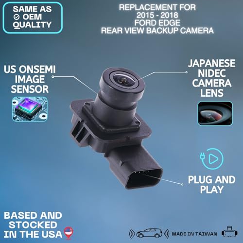 Backup Camera Replaces for 2015 2016 2017 2018 Ford Edge