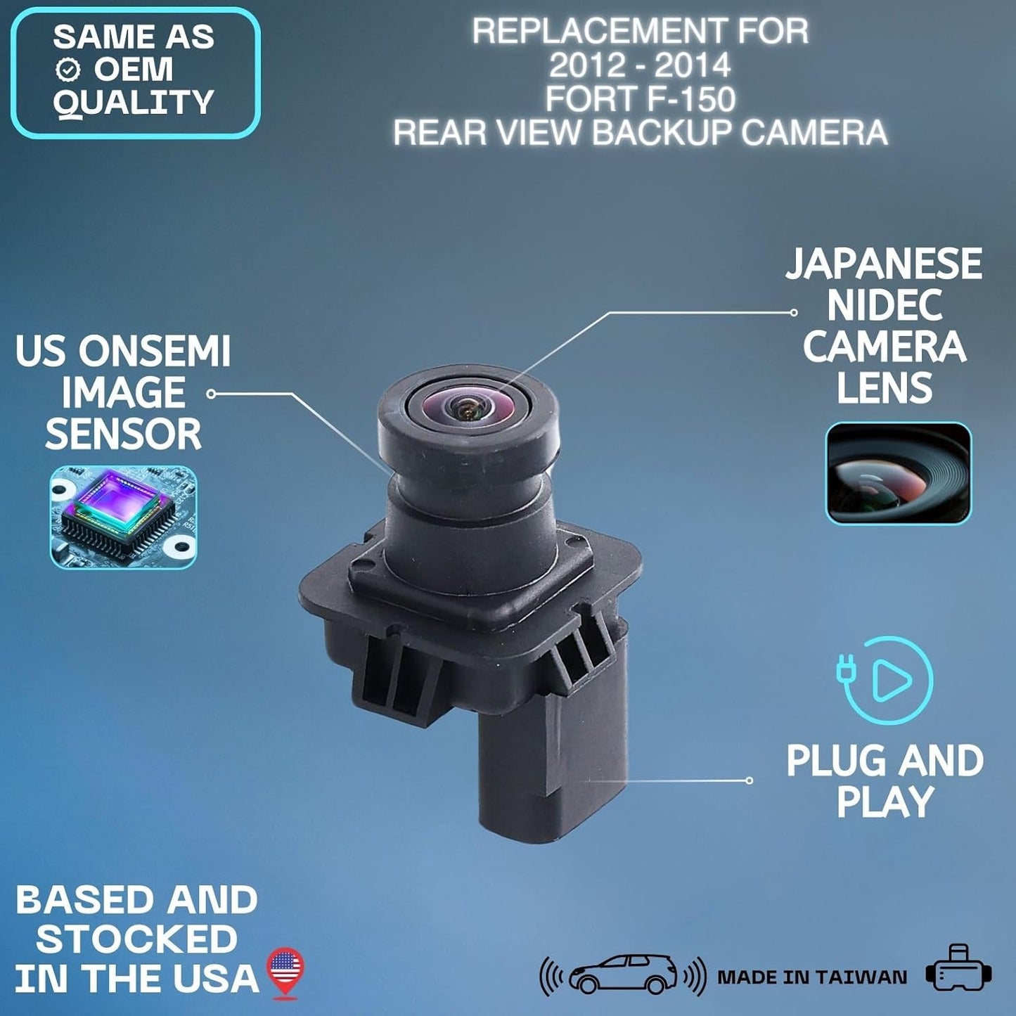 Backup Camera Replaces for 2012 2013 2014 Ford F-150