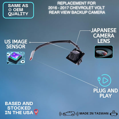Backup Camera Replaces for 16-17 Chevrolet Volt 23320691 23443953