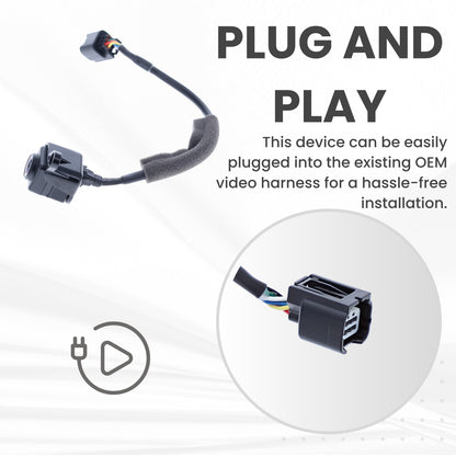 Right Side View Backup Camera Replaces for Honda 2014 2015 2016 2017 Odyssey / 2016 2017 2018 Pilot / 2017 2018 2019 2020 Ridgeline OE Part # 36580TK8A01 36580TG7A01 36580T6ZA01