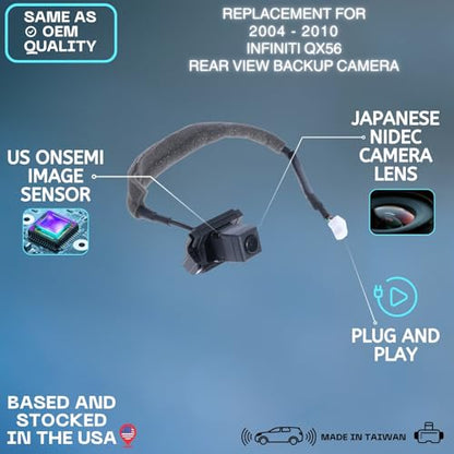 Backup Camera Replaces for 04-10 Infiniti QX56 28442-7S110