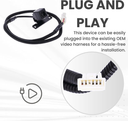 Backup Camera Replaces for 08-12 Honda Accord 08A21-6K1-370 08A77-6K1-000