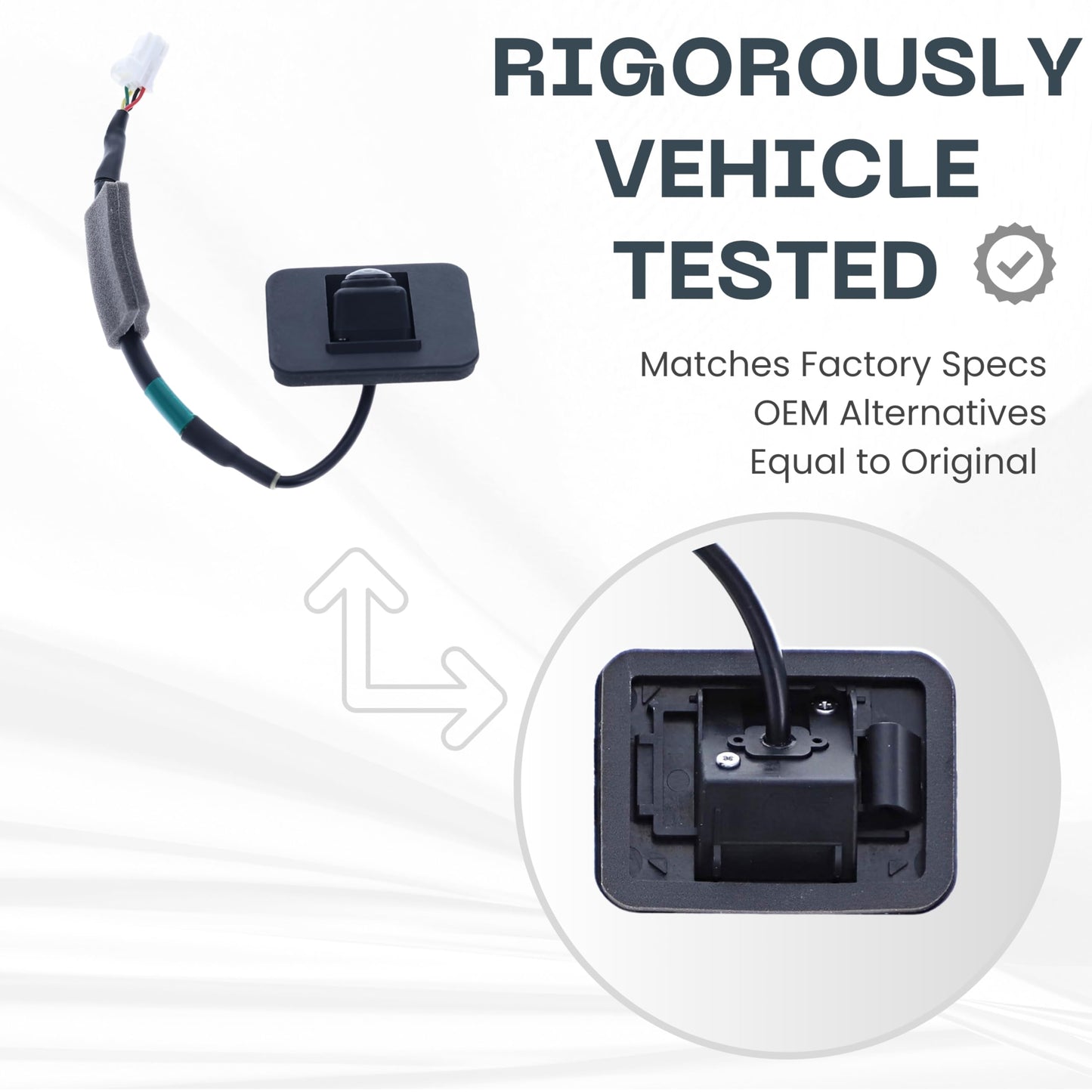 Backup Camera Replaces for 2019-2023 Nissan Altima w/AVM