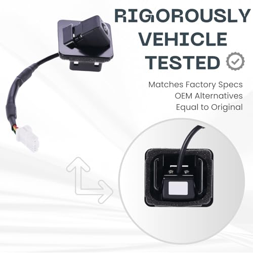 Backup Camera Replaces for 14-16 Mazda 3 BHN1-67-RC0A BHN1-67-RC0