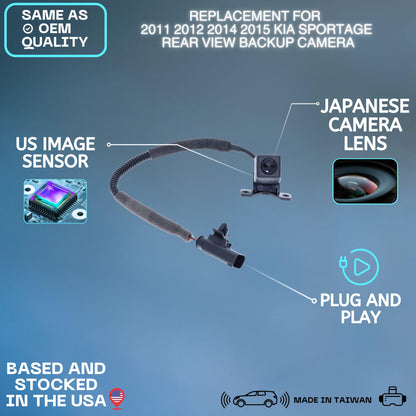 Backup Camera Replaces for 11-15 Kia Sportage 957503W120 957503W020