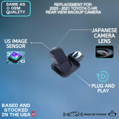 Backup Camera Replaces for 2020 2021 2022 Toyota C-HR OE Part # 8679010030, 86790F4090, 86790-10030, 86790-F4090