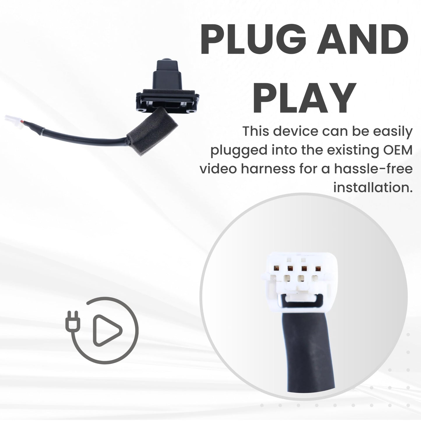 Backup Camera Replaces for 2016-2017 Infiniti QX50 w/o AVM OE Part # 28442-3WU1A